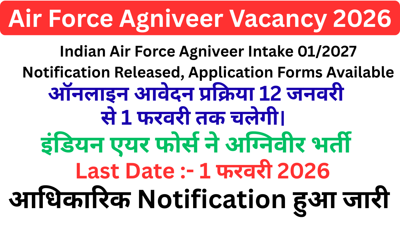 Air Force Agniveer Vacancy 2026